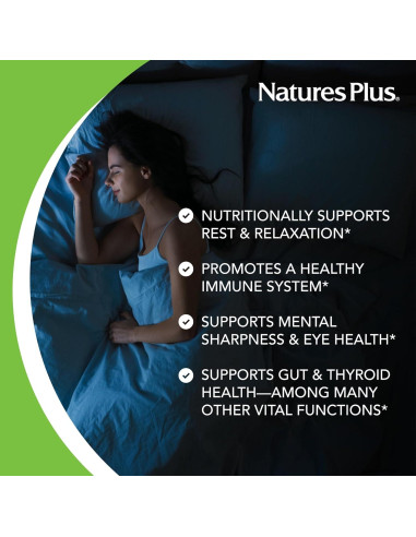Spray de Melatonina Natures Plus 59 ml Sabor Menta - Paquete de 2