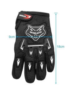 Guantes de Montar MRS para Niños ATV Ciclismo Negro 18x9cm 2