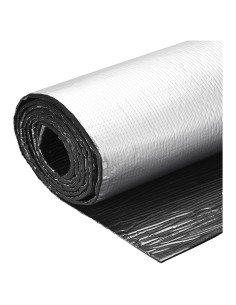 Hoja de Aislamiento uxcell 3m x 0.5m x 5mm Espuma Caucho Aluminio