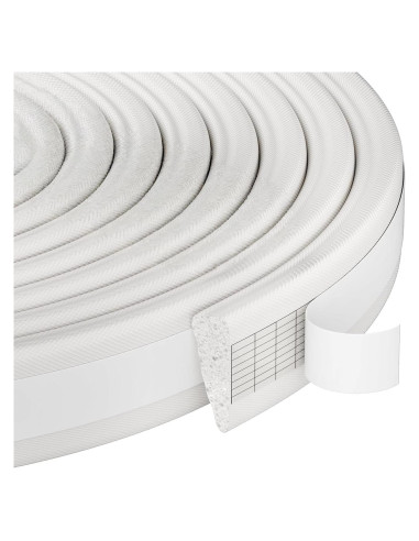 Tira de Aislamiento Jywtleey 9.8 Pies Blanco para Ventanas y Puertas