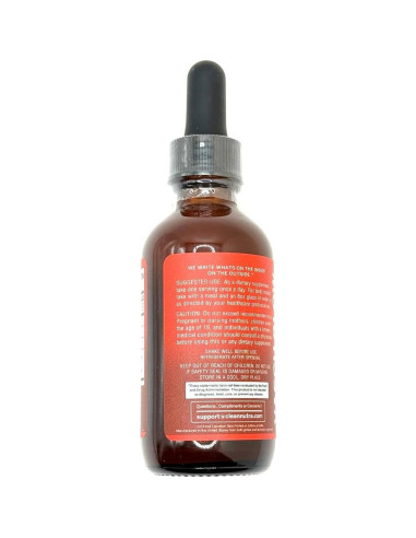 Suplemento Líquido Clean Nutra de Gotas de Pimienta de Cayena 1 Paquete