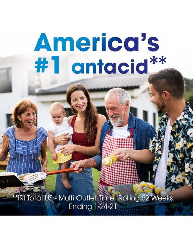 TUMS Extra Fuerte Tabletas Antiácidas Sabor Berries 96 Unidades