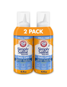 Spray Nasal Salino Arm & Hammer Simply Saline 124ml - Paquete de 2