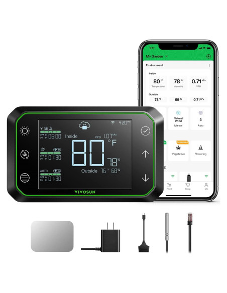 Controlador Ambiental VIVOSUN GrowHub E42A WiFi 1.18 kg