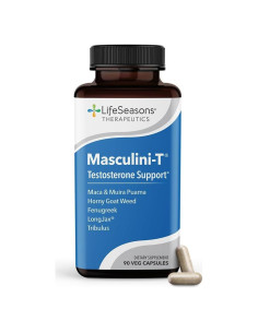 LifeSeasons Masculini-T - Suplemento Testosterona 90 Cápsulas