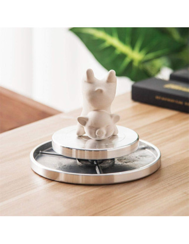 Torno Doble Lado Feqsky 15 cm para Cerámica y Pasteles