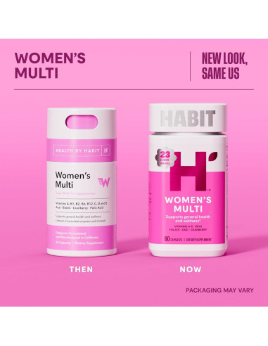 Suplemento Multivitamínico para Mujeres Habit - 60 Cápsulas