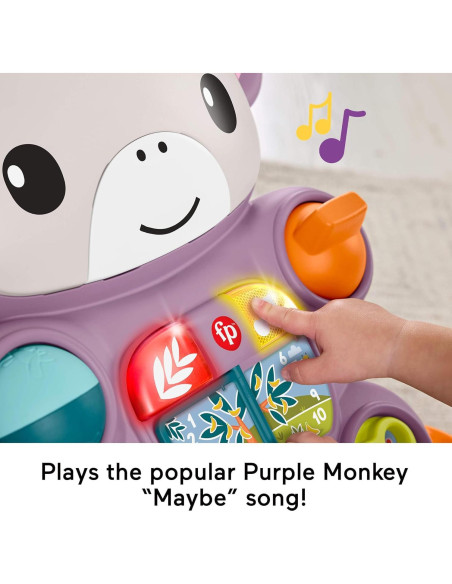 Andador Fisher-Price Aprende Conmigo Mono Morado 6+ Meses