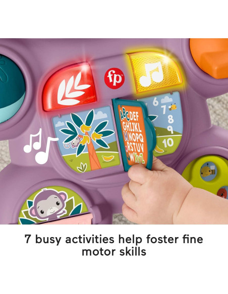 Andador Fisher-Price Aprende Conmigo Mono Morado 6+ Meses