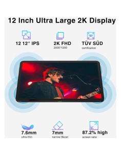 DOOGEE T20 Ultra Tableta 12" Android 14 32GB RAM 256GB 2