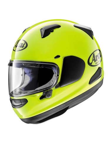 Casco Arai Quantum-X Sólido Mediano Amarillo Fluorescente