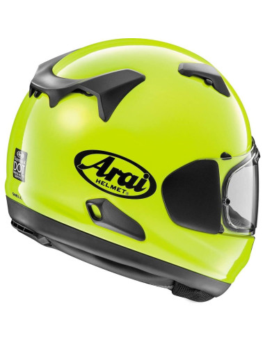 Casco Arai Quantum-X Sólido Mediano Amarillo Fluorescente