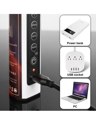 Barra de Luz RGB LUXCEO 2Pack LED 85cm Batería Recargable