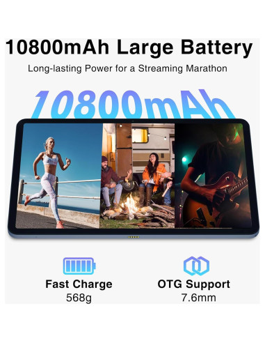 DOOGEE T20 Ultra Tableta 12" Android 14 32GB RAM 256GB