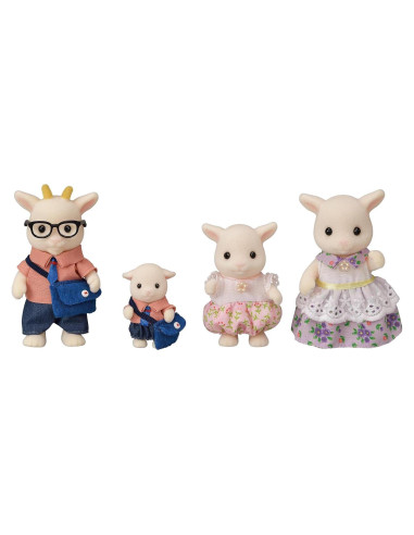 Familia de Cabras Sylvanian 4 Piezas Articuladas