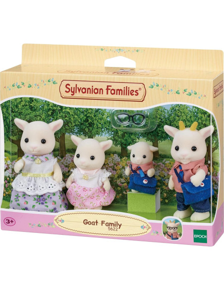 Familia de Cabras Sylvanian 4 Piezas Articuladas Familia de Cabras Sylvanian 4 Piezas Articuladas