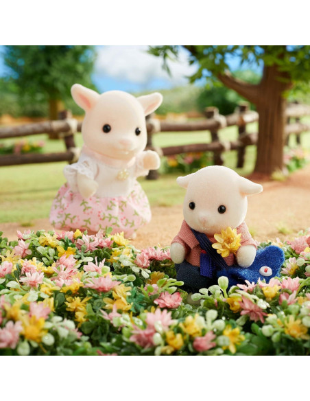 Familia de Cabras Sylvanian 4 Piezas Articuladas Familia de Cabras Sylvanian 4 Piezas Articuladas
