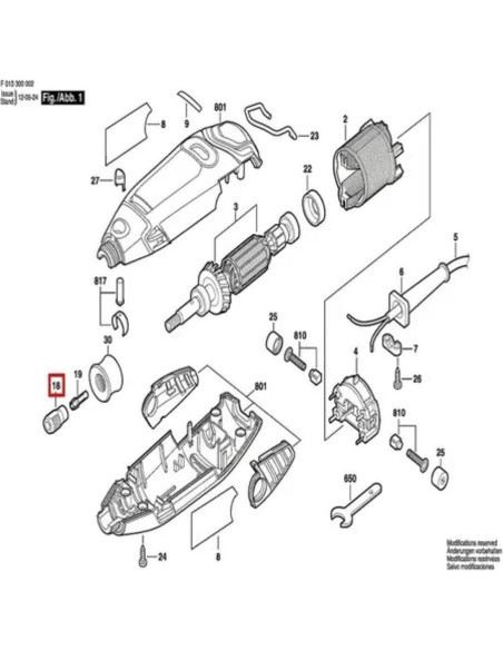 Tuerca de Colet Bosch 2610014582 para Herramientas Rotativas