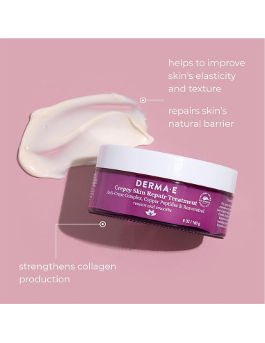 Crema Corporal Hidratante Derma E para Piel Crepey 170 g