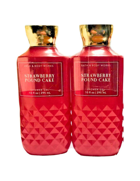 Gel de Ducha Bath & Body Works Set 2x300ml Pastel de Fresa
