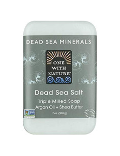 Jabón Mineral del Mar Muerto Uno Con La Naturaleza 198g x6