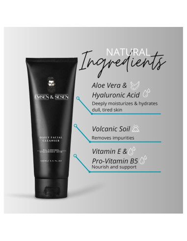 Limpiador Facial Diario EMSEN & SESEN para Hombres 100 ml