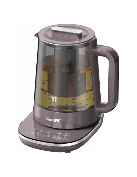 Hervidor Eléctrico ICOOKPOT 1.5L con Control de Temperatura