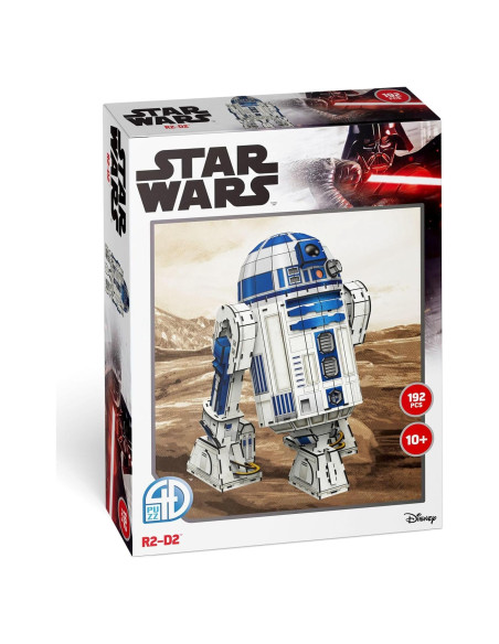 Kit de Modelo 3D R2-D2 4D Cityscape Star Wars 192 Piezas