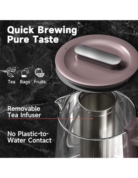 Hervidor Eléctrico ICOOKPOT 1.5L con Control de Temperatura