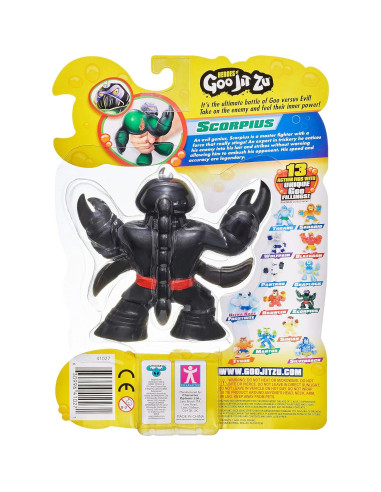 Figura de acción Goo Jit Zu Scorpius el Escorpión 14 cm