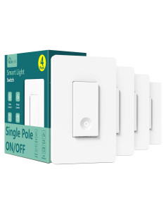 Interruptor Inteligente TREATLIFE WiFi 2.4GHz Paquete de 4