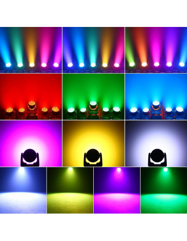 HOLDLAMP Luz de Cabeza Móvil 19x15W RGBW DMX para Eventos