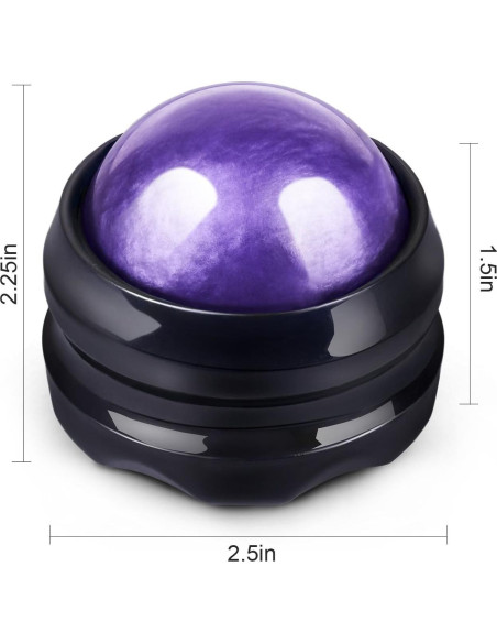 Rodillo de Masaje Manual Solacium - Alivio Muscular y Estrés