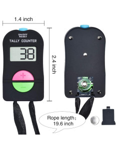 Contador Manual Electrónico VANVENE 1119 para Eventos y Deportes 2