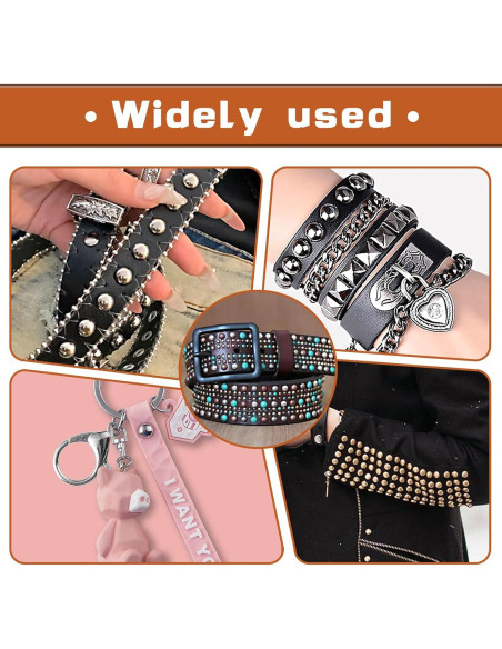 180 Remaches de Cuero 10mm Kogyxe - 3 Colores + Herramientas