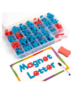 Letras Magnéticas Coogam 251 Pcs con Tablero y Caja
