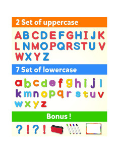 Letras Magnéticas Coogam 234 Pcs Juego Educativo Multicolor 2