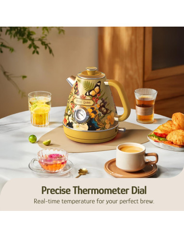 Hervidor Eléctrico Hazel Quinn 1.7L 1200W Acero Inoxidable