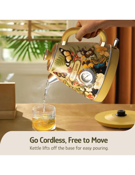 Hervidor Eléctrico Hazel Quinn 1.7L 1200W Acero Inoxidable