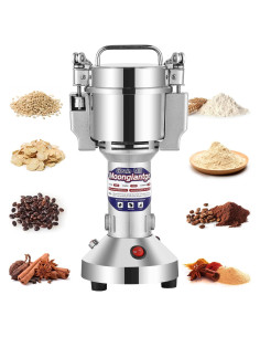 Molinillo de Granos Eléctrico Moongiantgo 150g 850W Acero