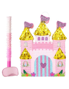 Piñata Castillo de Princesa WERNNSAI 41.9x31.6cm Rosa