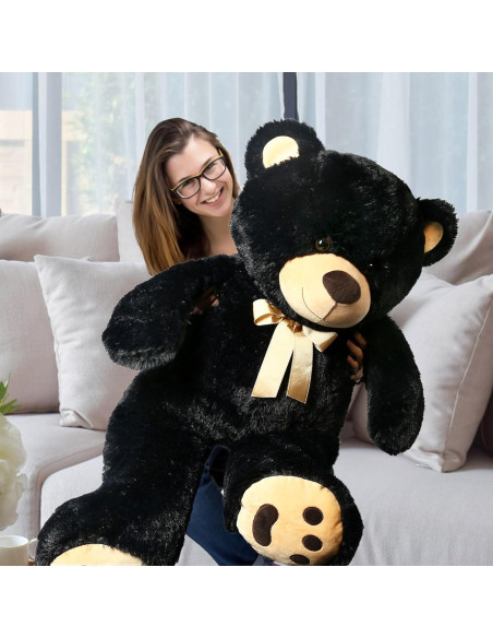 Oso de Peluche Gigante LotFancy 91 cm Lavable para Niños