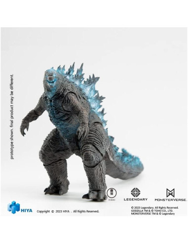 Figura de Acción Godzilla Rayo de Calor Hiya Toys 17.78 cm