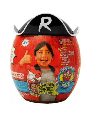 Huevo Misterioso Gigante de Pirata Bonkers - 10 Juguetes Sorpresa