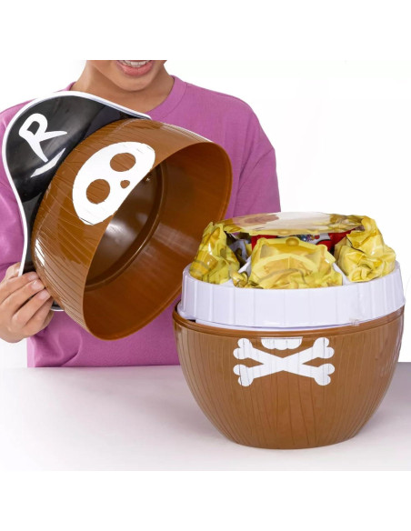 Huevo Misterioso Gigante de Pirata Bonkers - 10 Juguetes Sorpresa