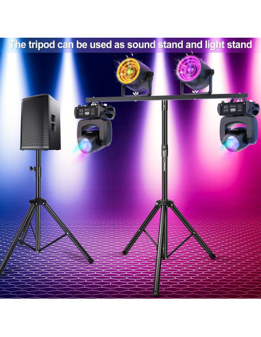 Soporte de Luz U`King Tripode Ajustable 99-178 cm para DJ