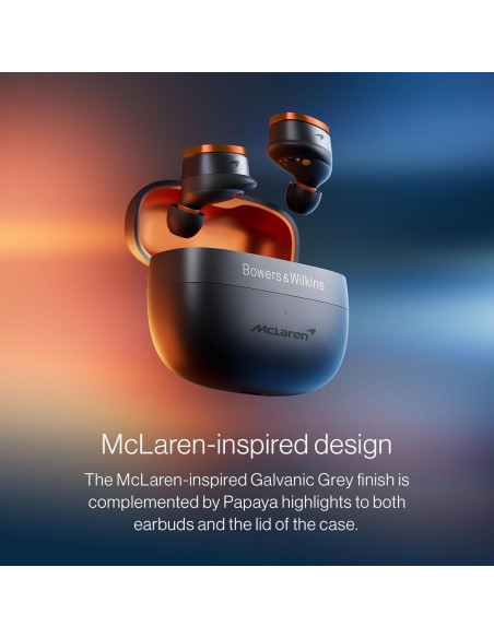 Auriculares Inalámbricos Bowers & Wilkins Pi8 McLaren - Bluetooth 5.2