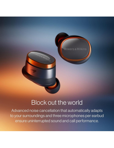 Auriculares Inalámbricos Bowers & Wilkins Pi8 McLaren - Bluetooth 5.2