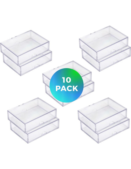 10 Cajas de Almacenamiento de Cartas Transparentes Gary Plastic 10 Cajas de Almacenamiento de Cartas Transparentes Gary Plastic