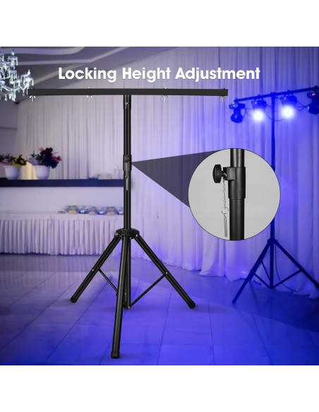 Soporte de Luz U`King Tripode Ajustable 99-178 cm para DJ